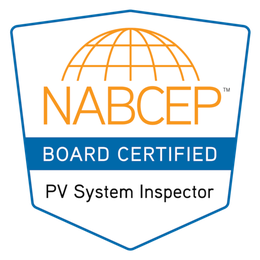 NABCEP Board Certified PV System Inspector